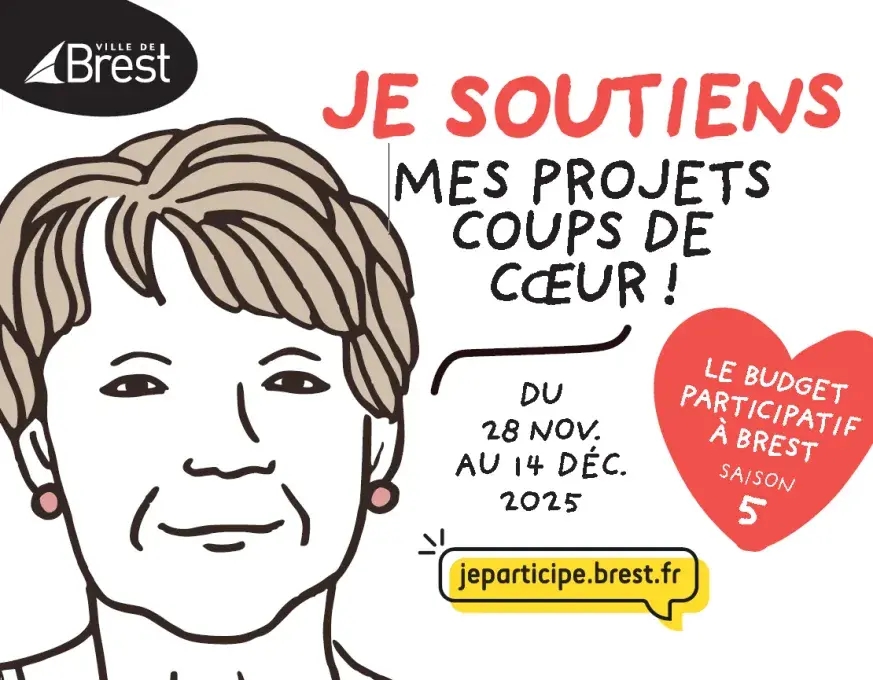 un dessin de dame à côté du message je soutiens mes coups de cœur