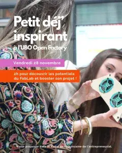 Quinzaine de l'entrepreneuriat - Découvrir, échanger - Petit déjeuner inspirant