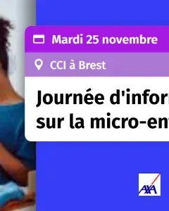 Quinzaine de l'entrepreneuriat - Se lancer - Atelier « La Micro-entreprise » : construisez votre projet d’entreprise et donnez-vous toutes les chances de réussir