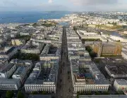 Vue du secteur Siam depuis le ciel 