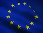 Un drapeau européen.