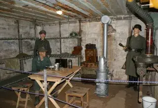 Visite du bunker de Kervallon