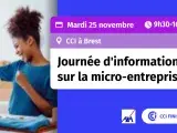 Quinzaine de l'entrepreneuriat - Se lancer - Atelier « La Micro-entreprise » : construisez votre projet d’entreprise et donnez-vous toutes les chances de réussir